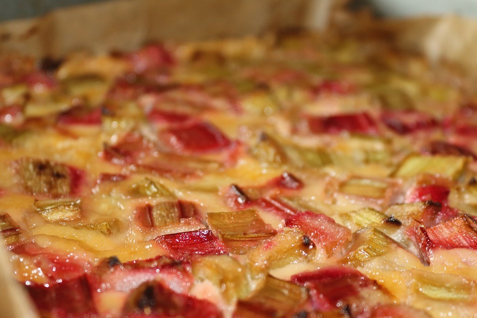 Kurhaus Dangast Rhabarberkuchen